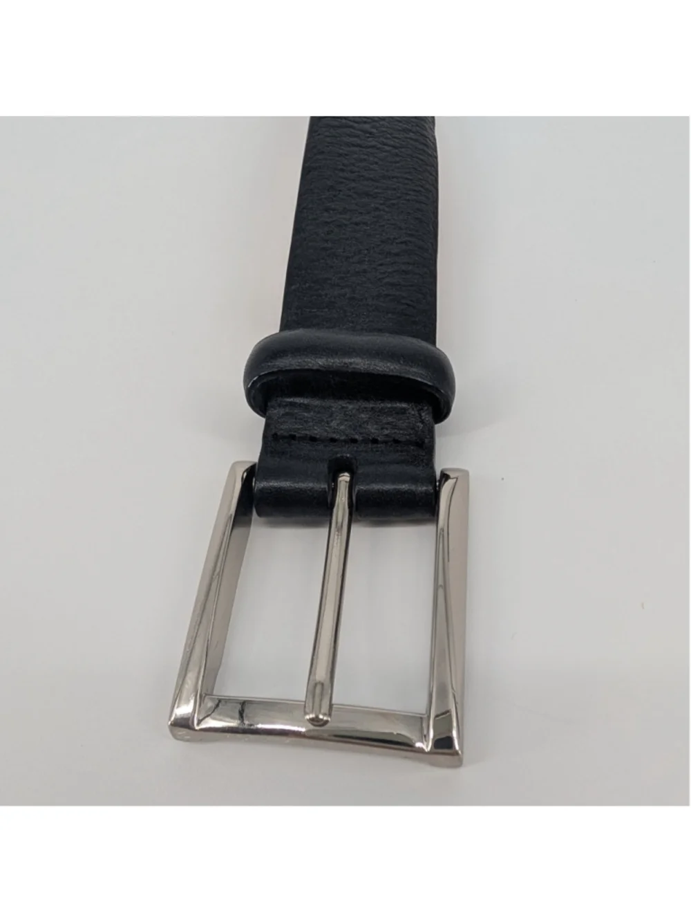Kirkland Signature Black Full Grain Leather Dress Belt Men's Size 42